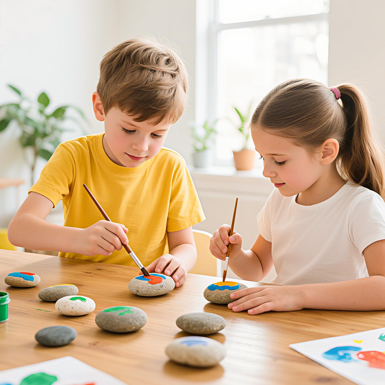 Simetufy river rocks for garden art, kindness rocks, and decorative gifts