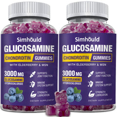 Simhould glucosamine chondroitin gummies bottle for convenient joint support.