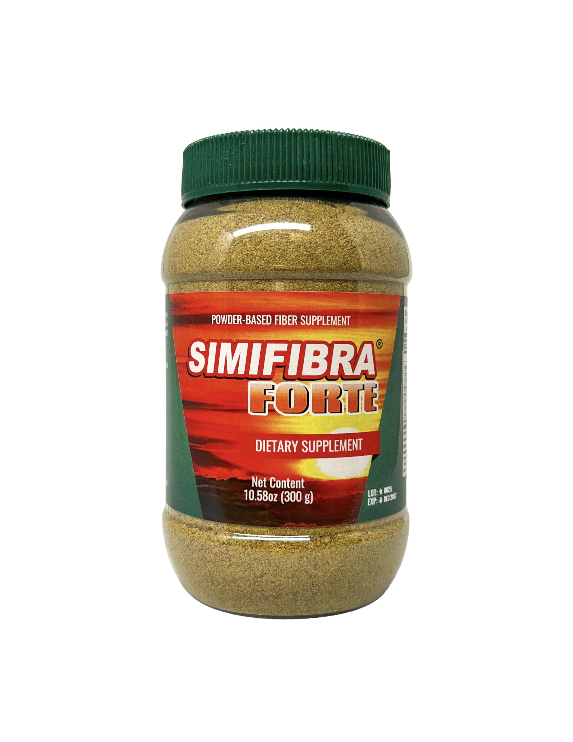 SIMIFIBRA FORTE powder in a tub ready for daily digestion support