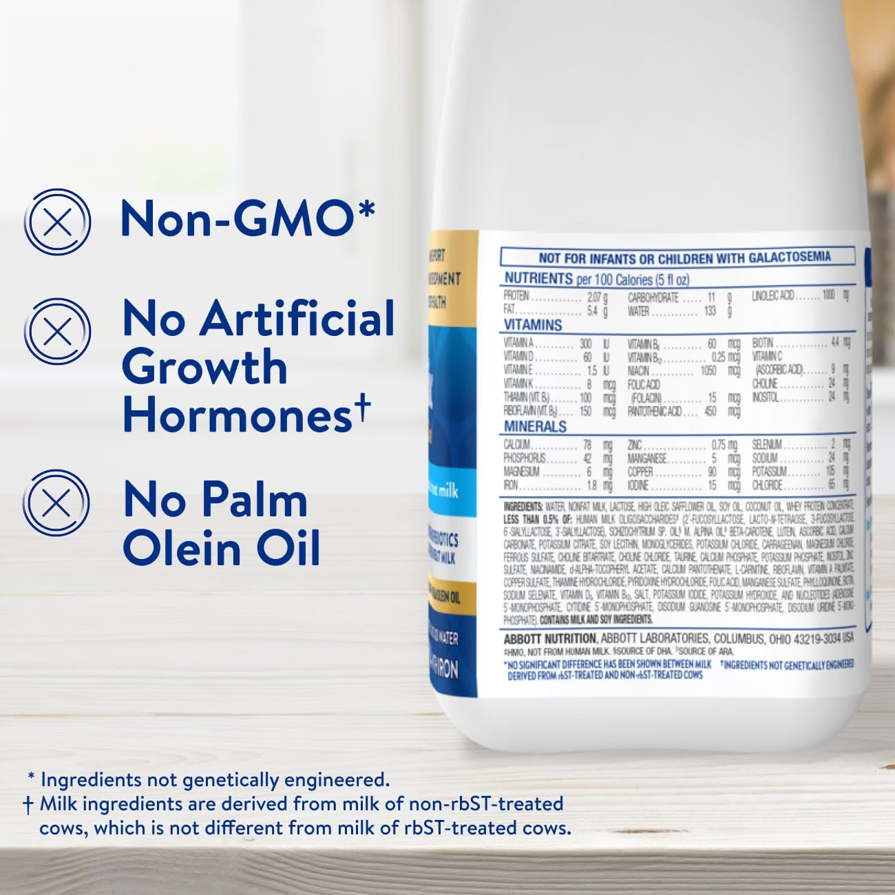 Similac 360 Total Care promotes brain development through balanced nutrition.