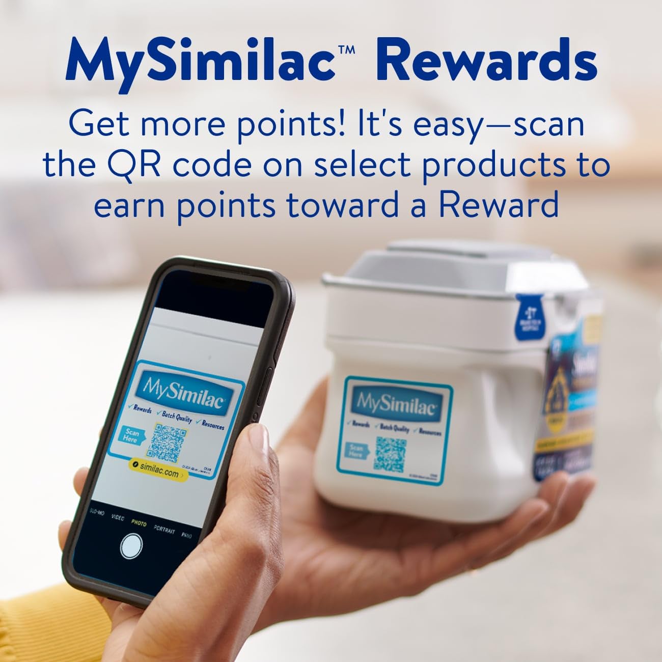 Hospital-trusted brand symbol with Similac 360 Total Care infant formula.