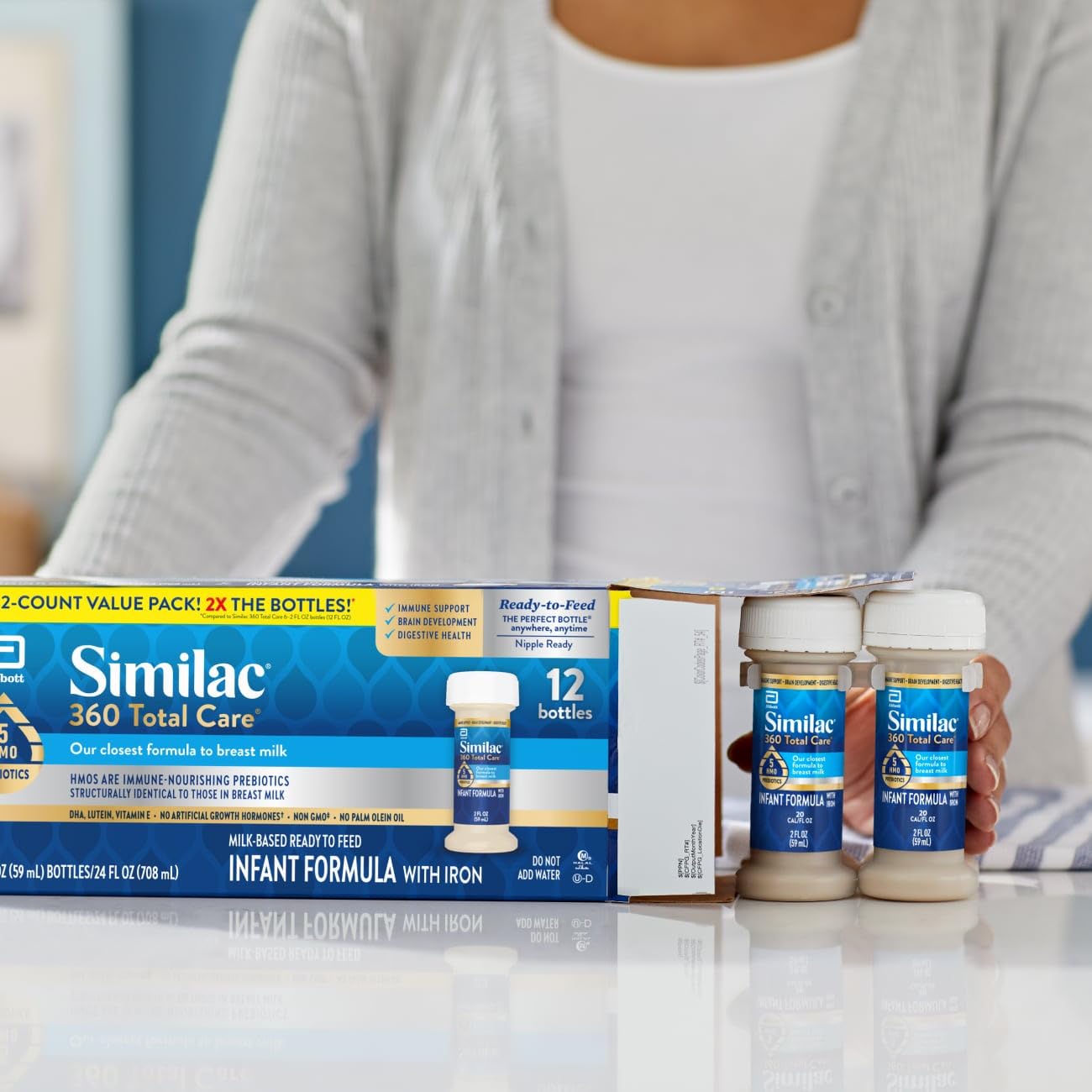 Similac 360 Total Care may support immune-related development.