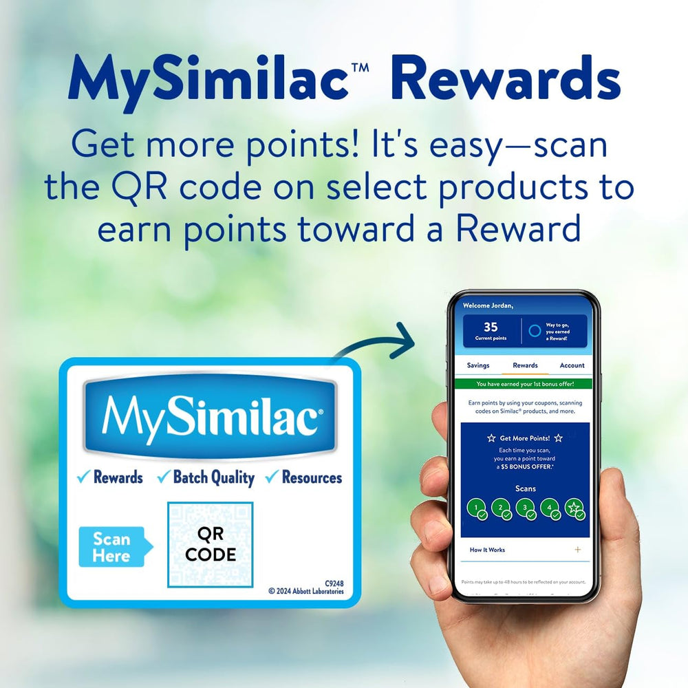 Non-GMO certification emblem with Similac 360 Total Care packaging