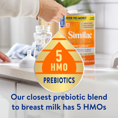 Similac 360 Total Care Sensitive lactose-tolerance formula helps ease fussiness and gas.
