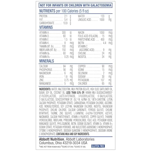 Similac 360 Total Care Sensitive pour closeup highlighting ready-to-feed convenience