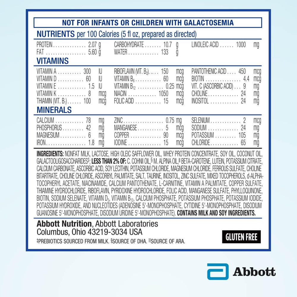 Similac Advance branding seen in hospital setting reinforces trusted infant formula option