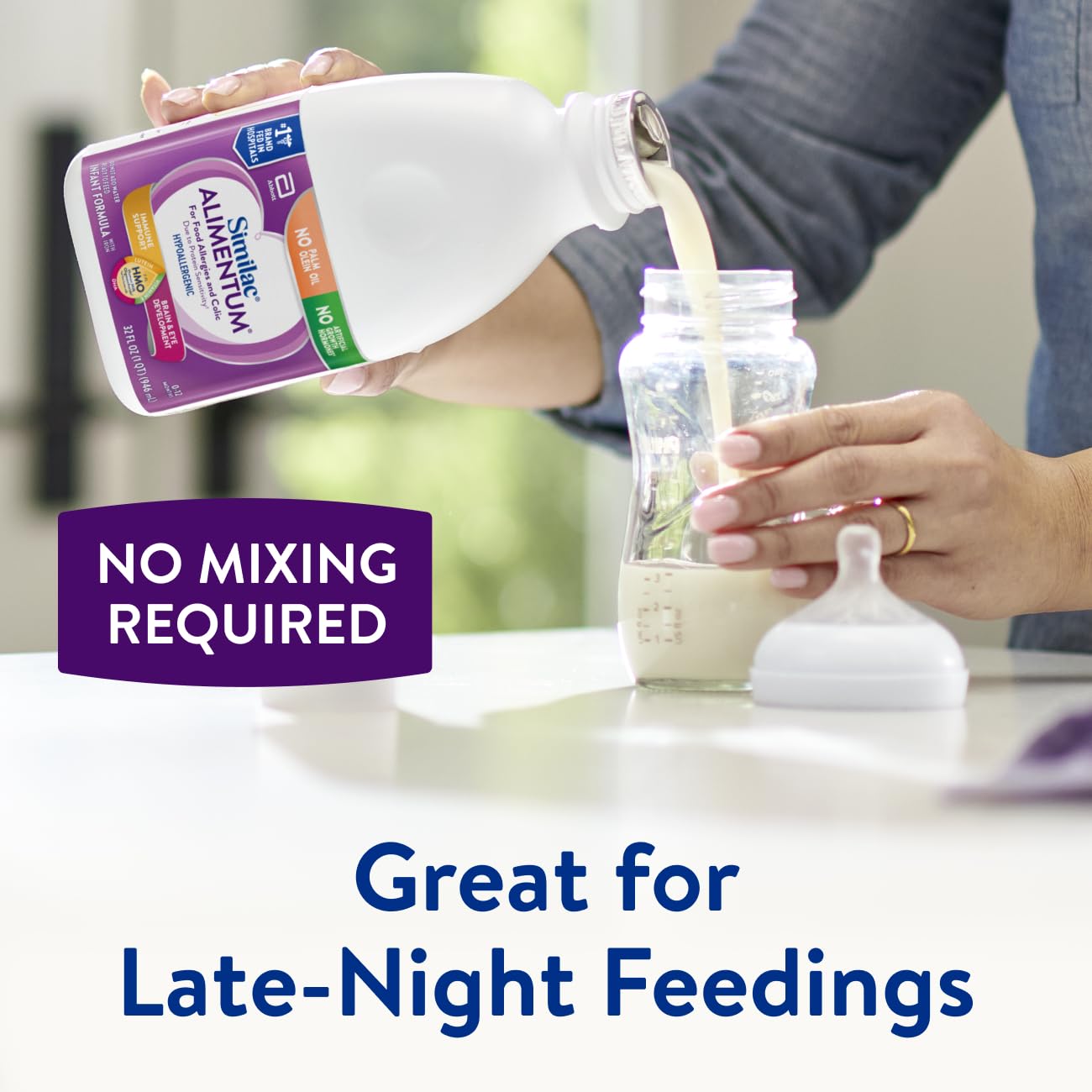 Similac Alimentum hypoallergenic packaging emphasizes gentle protein breakdown