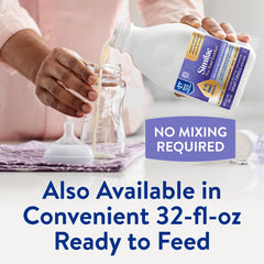 Similac Pro-Total Comfort powder-dispense captures ready-to-use formula flow.