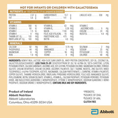 Similac Pure Bliss Irish Farms label close-up highlighting high-quality ingredients