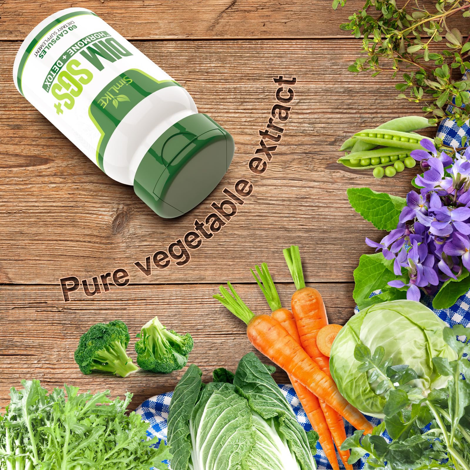 Simlike packaging with gloss highlight communicates premium easy to use ingestion