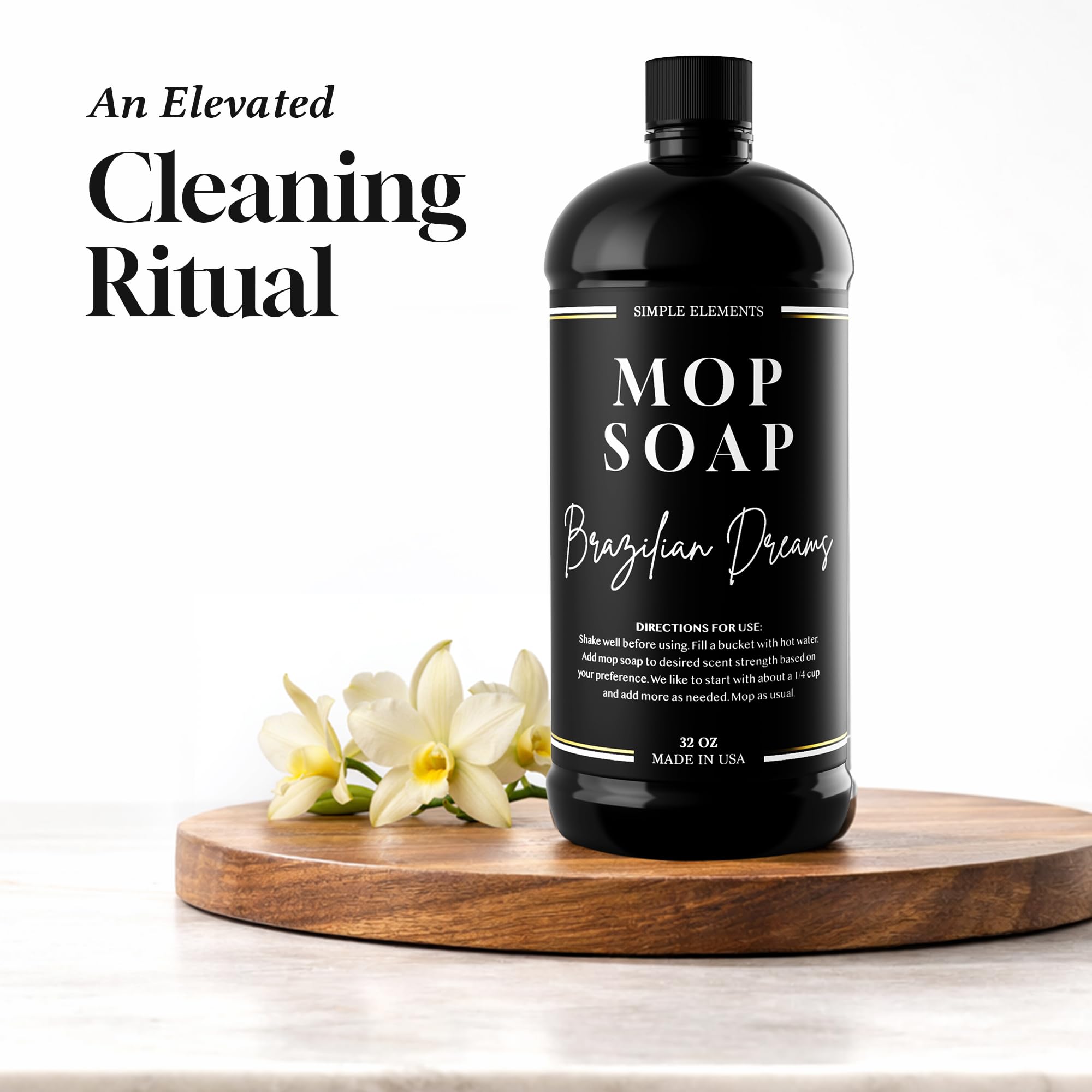 SIMPLE ELEMENTS Brazilian Dreams lifestyle shot suggests a welcoming, polished home atmosphere