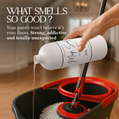 Monaco Bay streak-free finish close-up emphasizes no residue after mopping.
