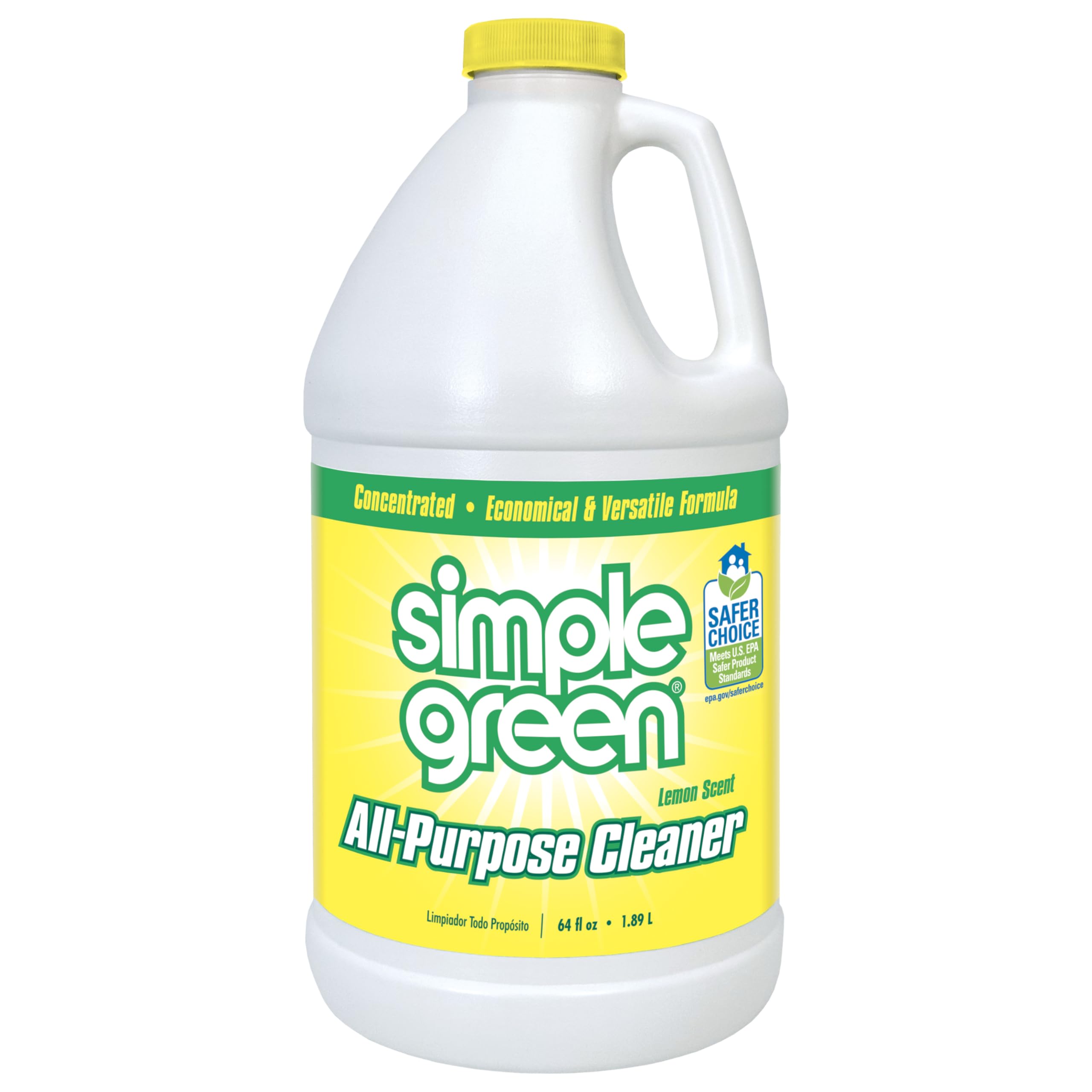 Simple Green All-Purpose Cleaner bottle with lemon scent for versatile cleaning