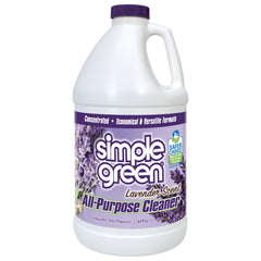 Simple Green lavender cleaner bottle pour removes heavy grime effectively