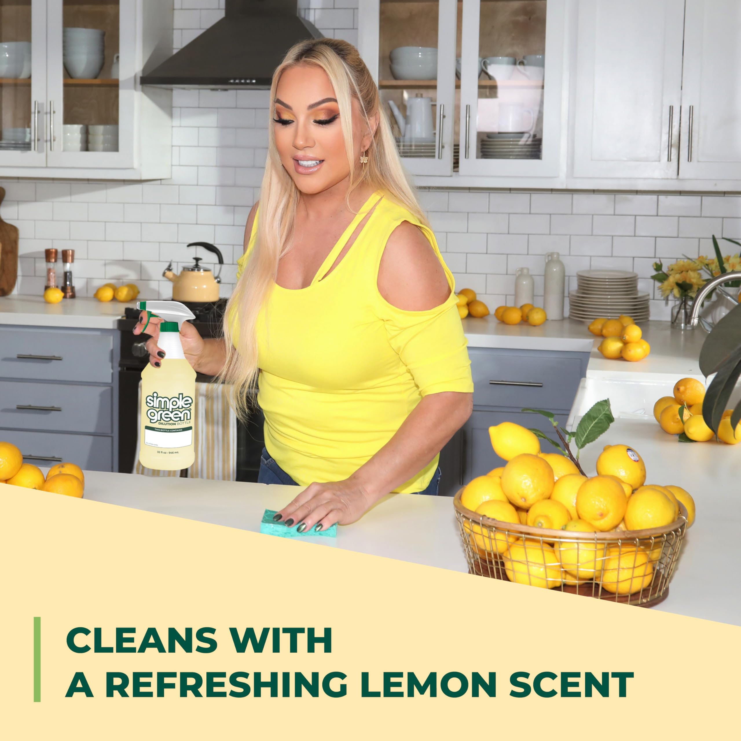 Appliances cleaned with Simple Green leaving no harsh residues