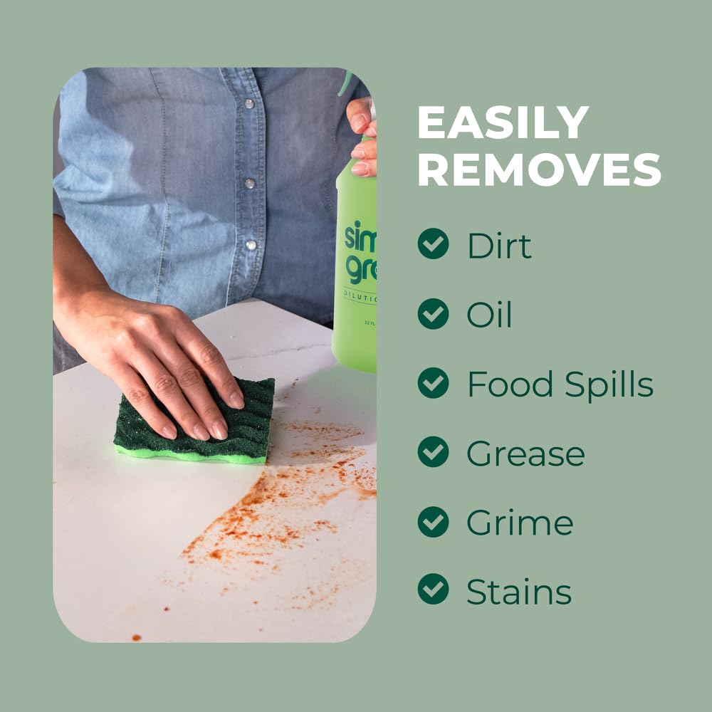 Outdoor patio surfaces cleaned with biodegradable formula.