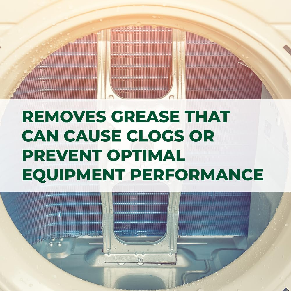 Simple Green Foaming Coil Cleaner targets dirt and grease on coil surfaces efficiently.