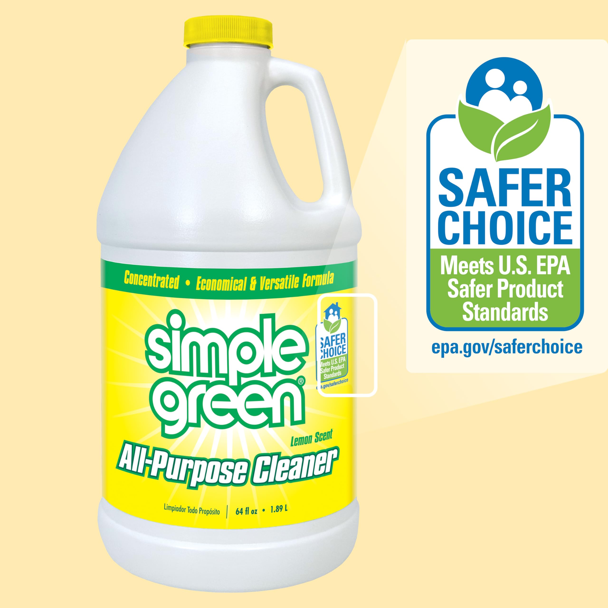 Outdoor surface cleaning with lemon-scented Simple Green