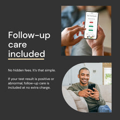 Secure lab results report accessible via Simple HealthKit portal.