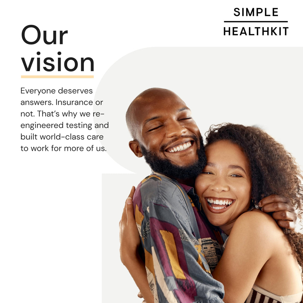 Private at-home STD testing with Simple HealthKit ensures privacy.