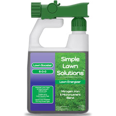 Simple Lawn Solutions Lawn Energizer bottle pour for quick lawn green boost.