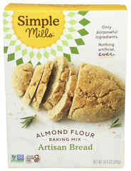 Simple Mills almond flour baking mix front label highlights gluten-free ingredients.
