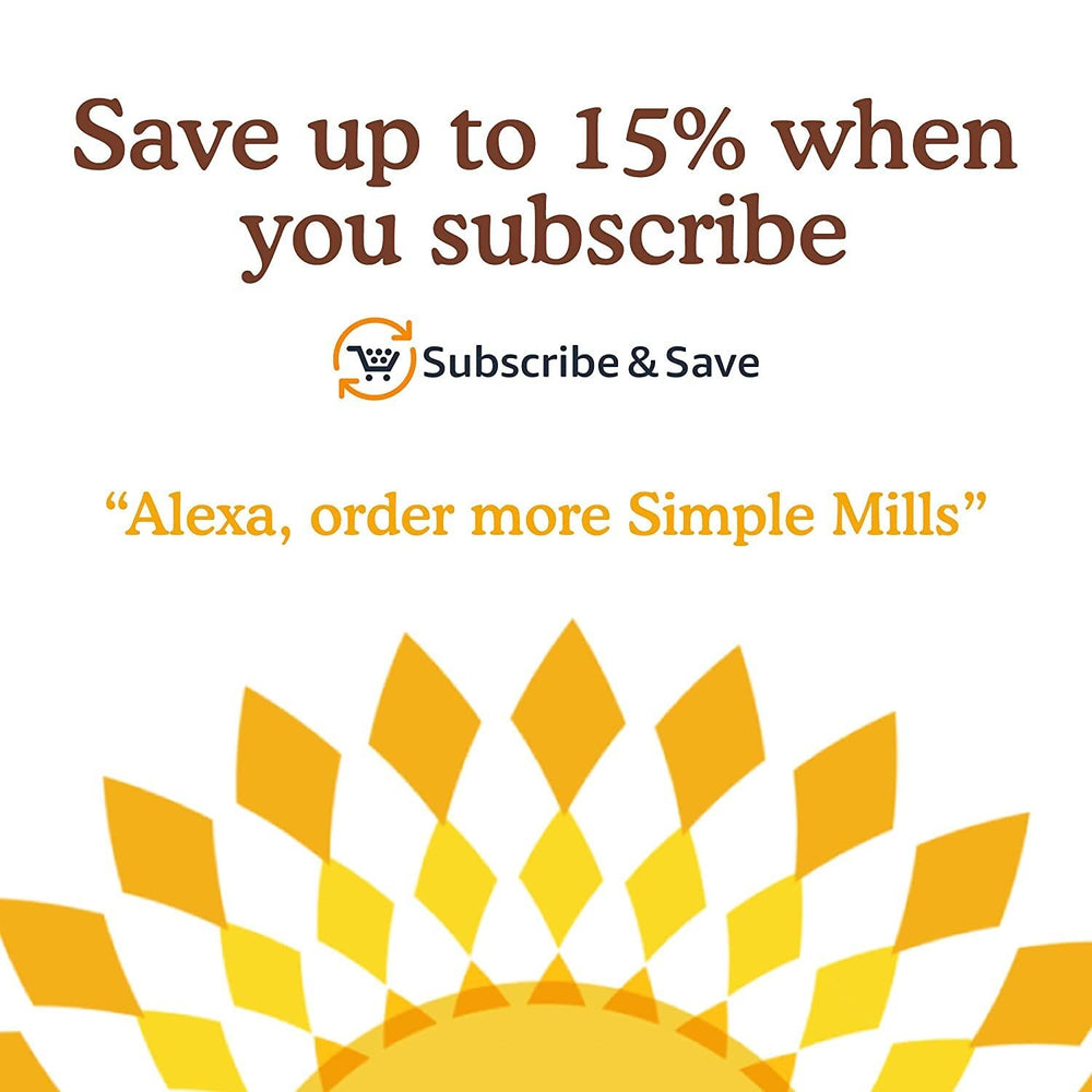 Simple Mills blend of almond flour, sunflowers, and flax for texture