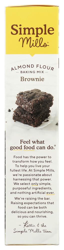 Simple Mills shelf-stable brownie mix stays ready in pantry for quick indulgence