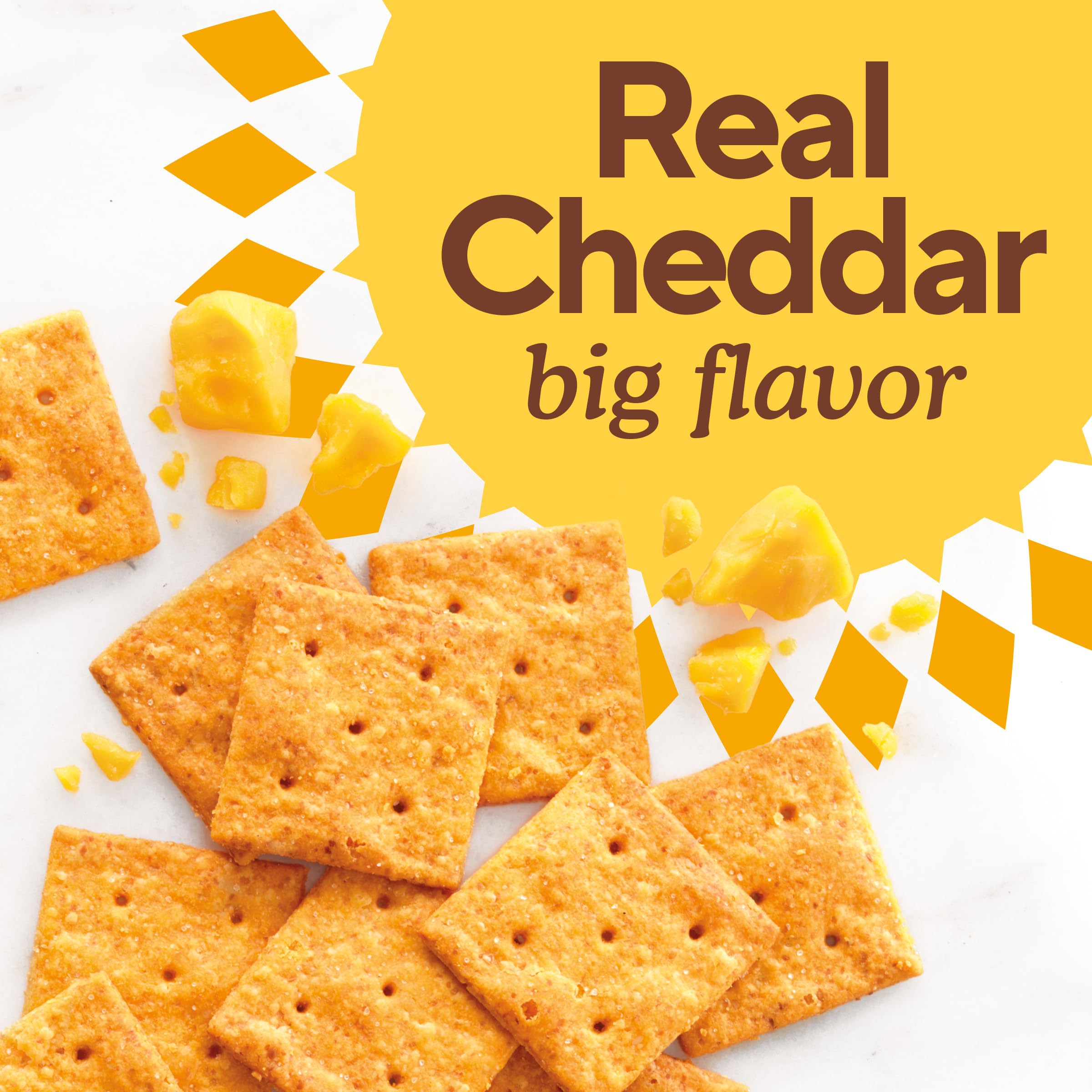 Simple Mills Farmhouse Cheddar Crackers snack-pack for easy lunchbox snacking.