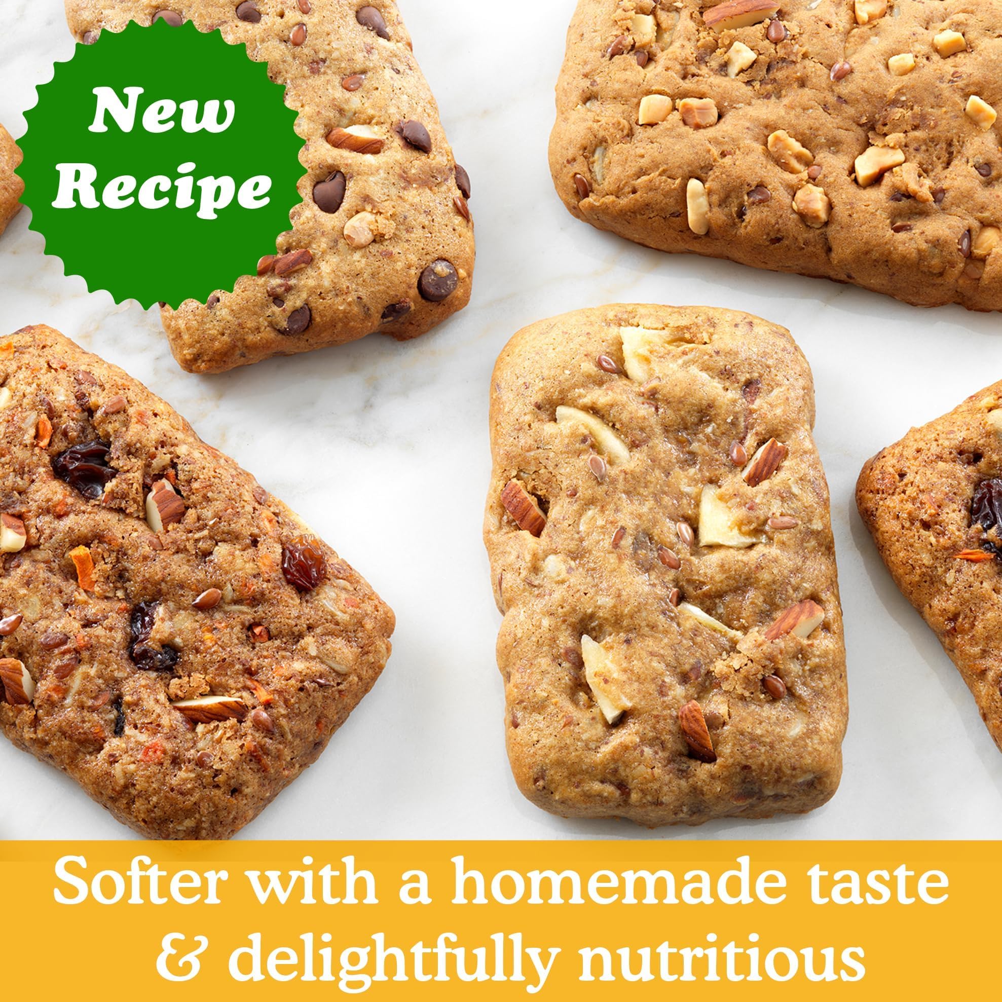Ingredients of Simple Mills Nutty Banana Bread Bar highlighting gluten-free and paleo-friendly components