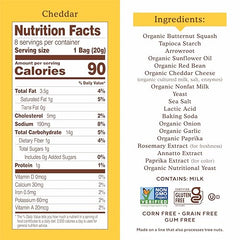 Close-up of cheddar crackers inside the pack, showcasing crunchy texture for snacking
