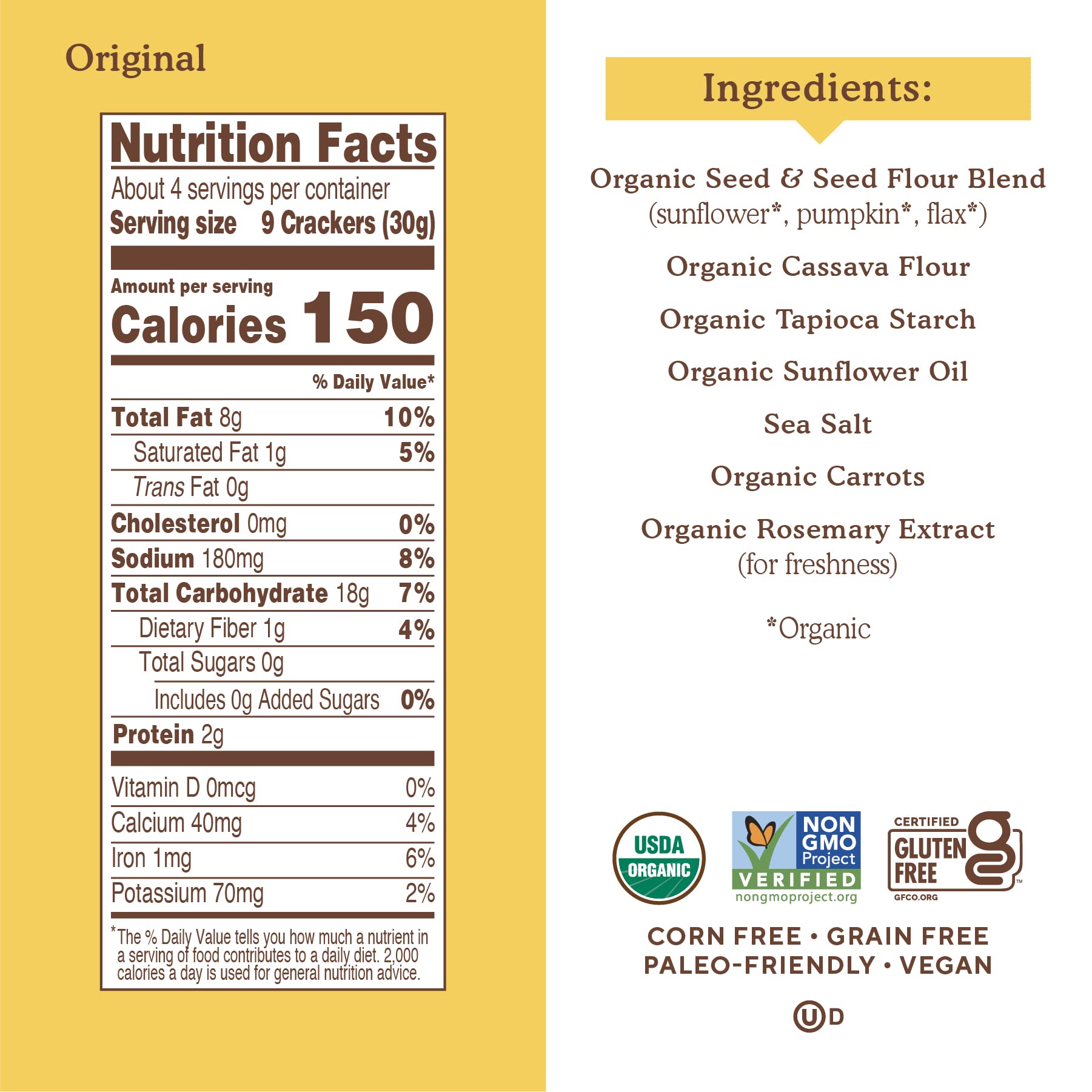 Simple Mills seed crackers pantry snack pack offering grain-free energy during busy days