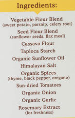 Simple Mills Veggie Pita Crackers sliced for snack platter beside cheese