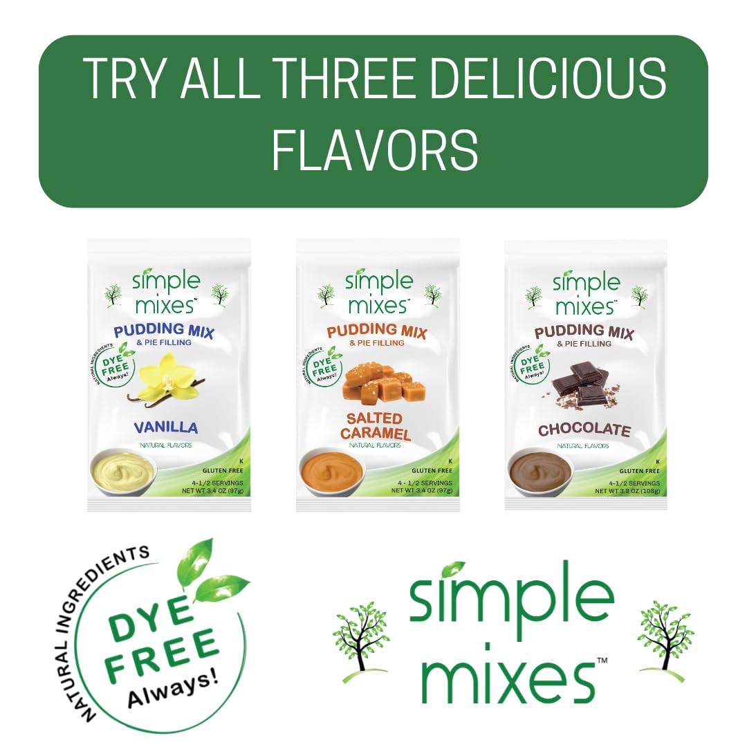 Simple Mixes 3-pack box display highlights value and family-friendly snacks.