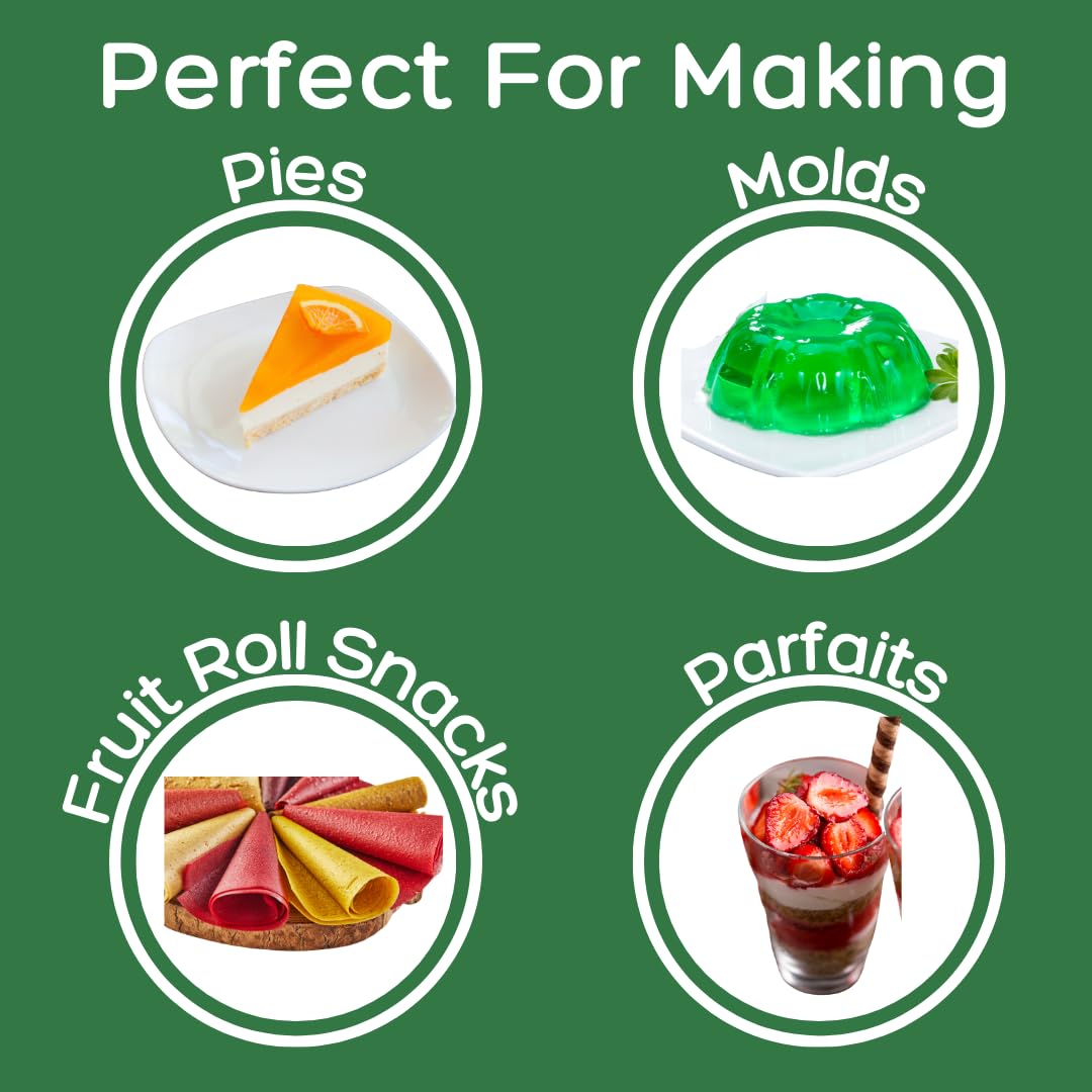 Simple Mixes Strawberry Gel Dessert ingredients label and clear listing