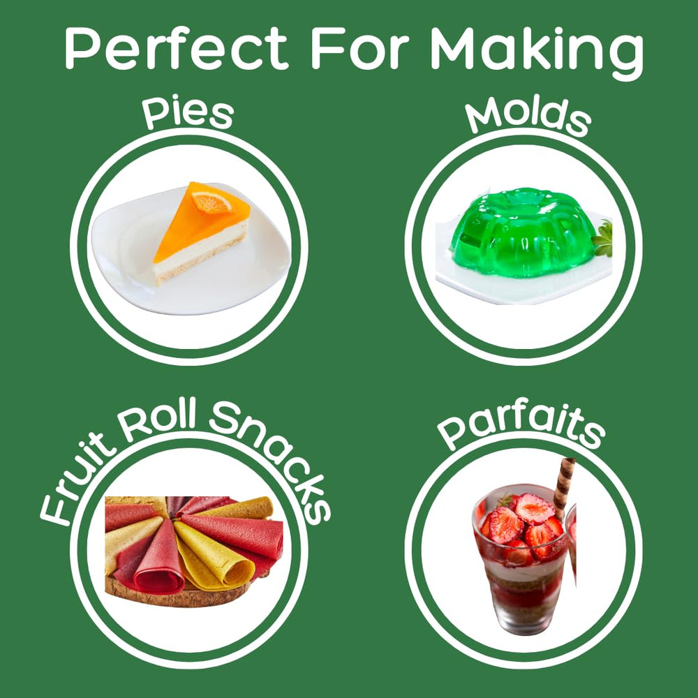 Simple Mixes Strawberry Gel Dessert ingredients label and clear listing