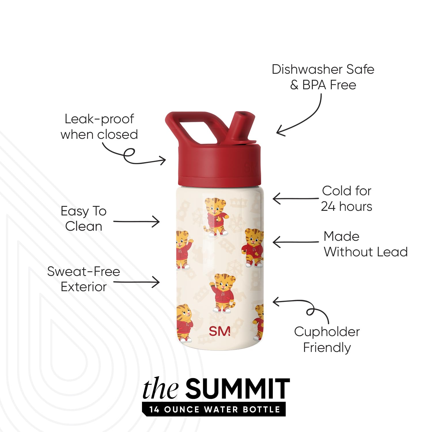Simple Modern Kids Summit bottle insulated stainless steel for cold drinks