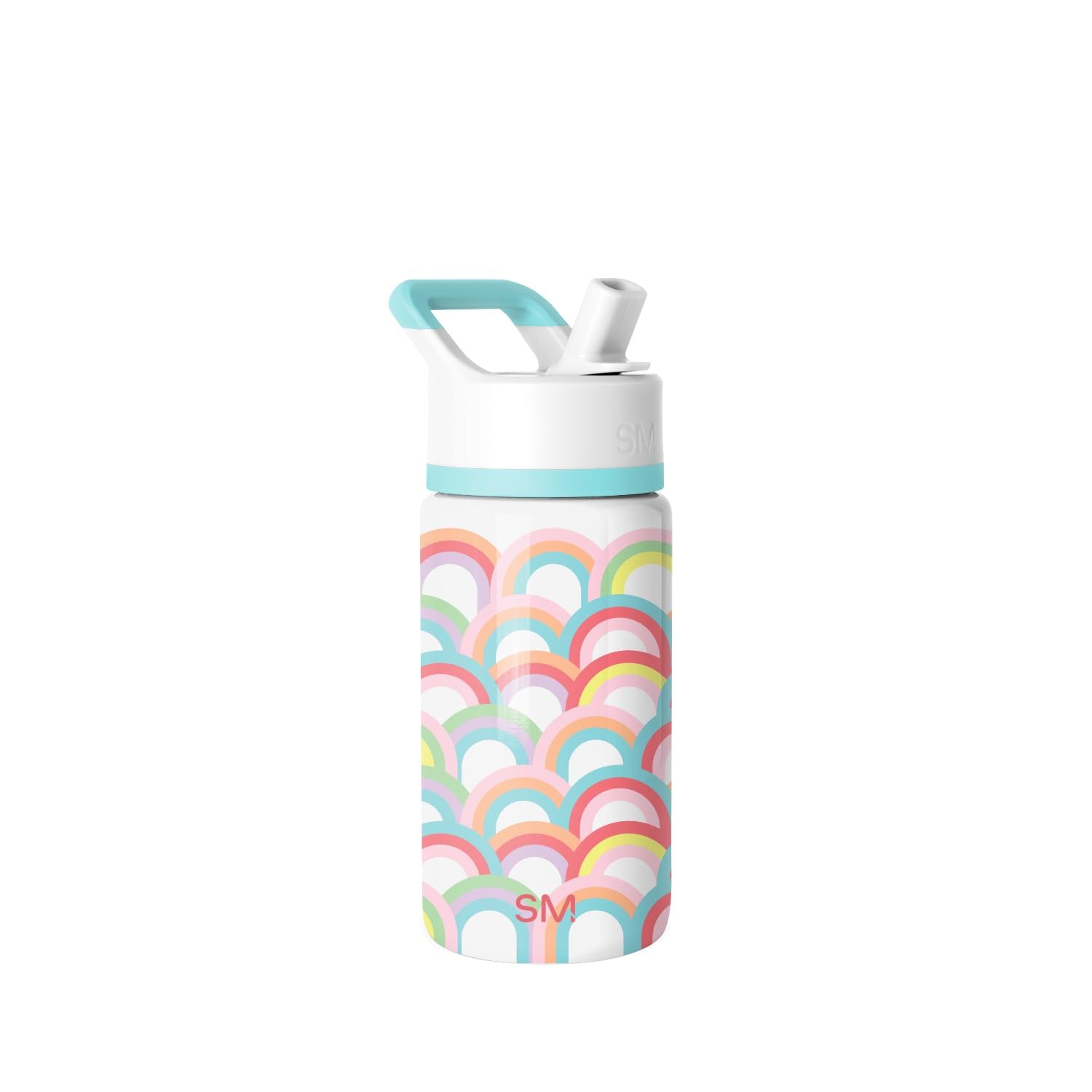 Simple Modern Kids Summit straw lid bottle keeps drinks cold for hours.