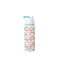 Simple Modern Summit Rainbow Spark bottle with straw lid keeps drinks cold for kids