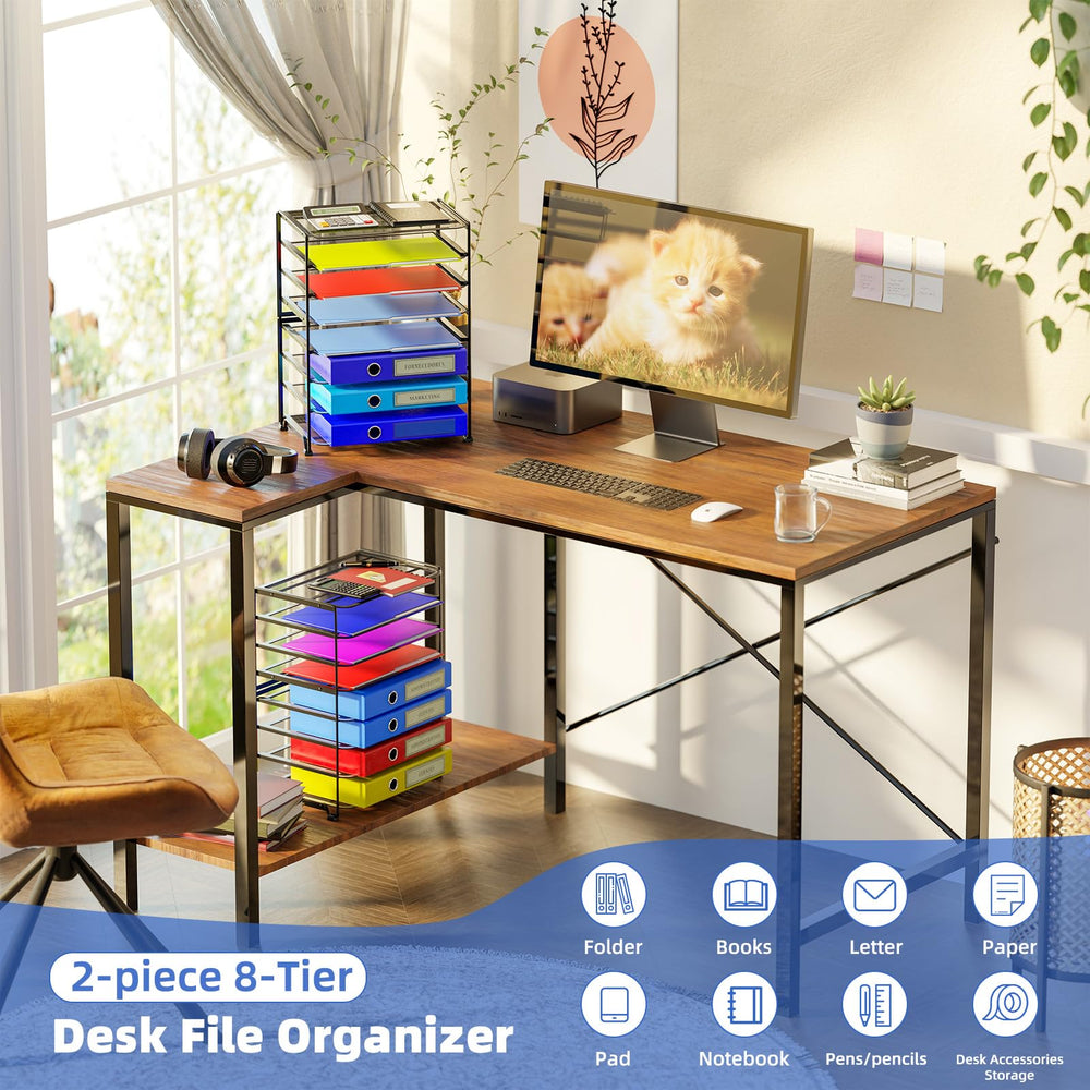 Simple Trending 2-Pack saves space while expanding desktop storage.