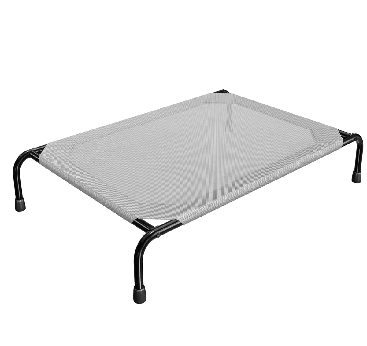 Simple Trending raised dog bed full view with a large dog resting comfortably