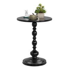 Simple Trending small side table round top view showing compact living room convenience