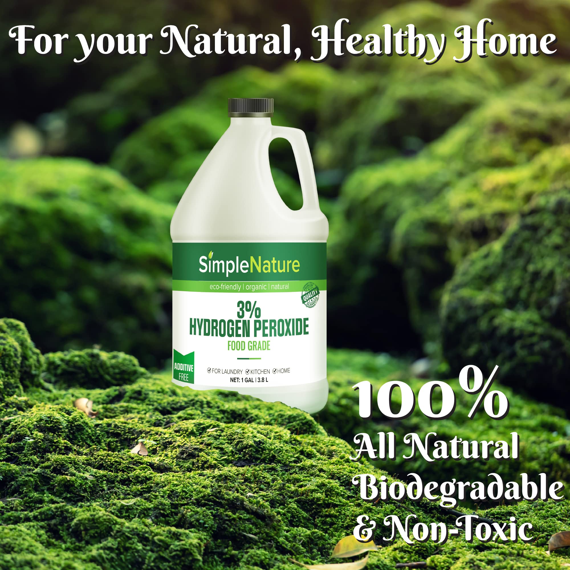 SimpleNature multi-surface cleaner for countertops, appliances, and more, safely.
