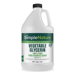 SimpleNature Vegetable Glycerin bottle ready for cosmetic use and DIY skincare.