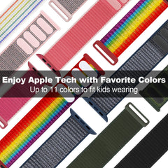 SimpleThings compatible Apple Watch bands for 38–45mm sizes shown in a clear product shot