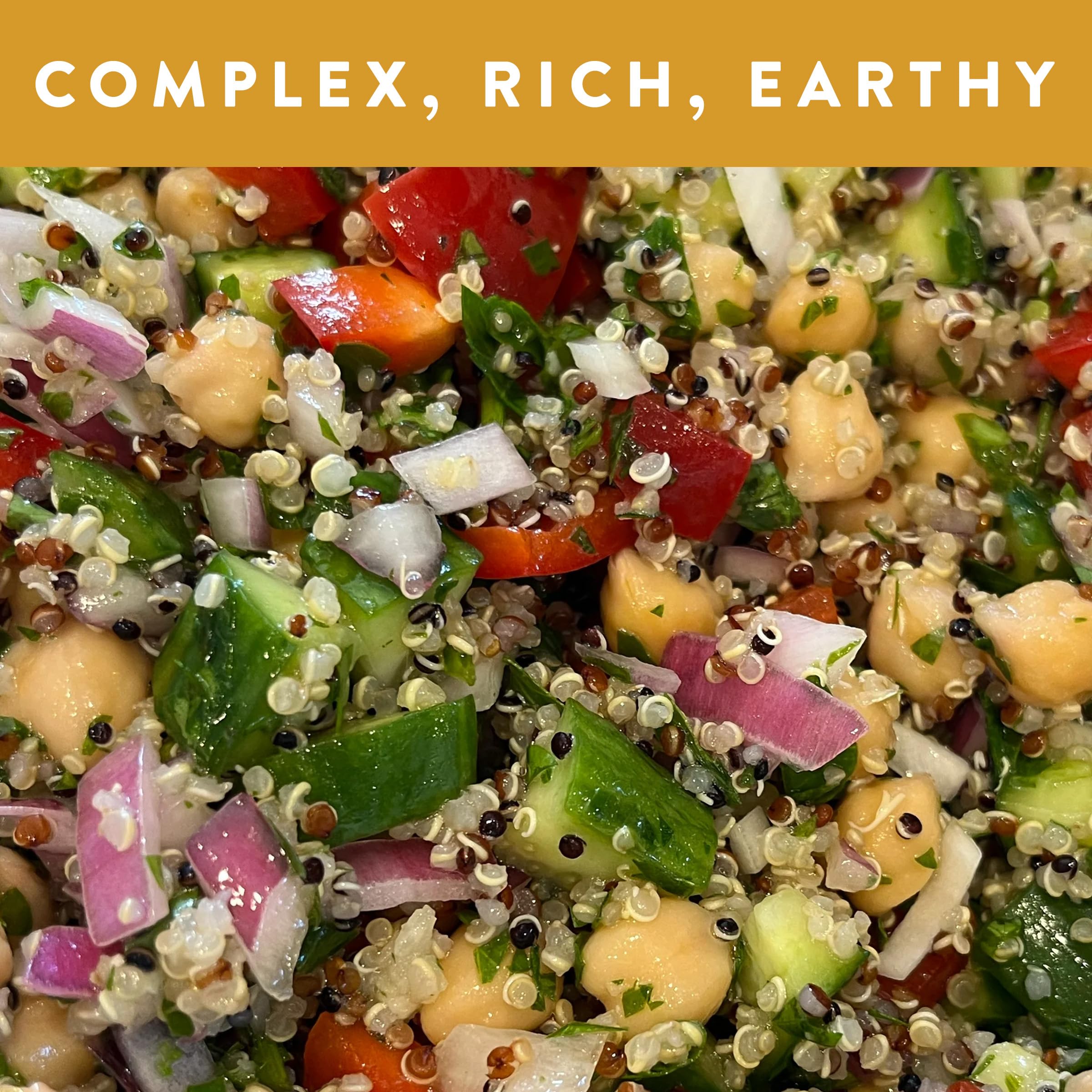 SIMPLi Organic Tri-Color Quinoa bag highlighting sustainable sourcing