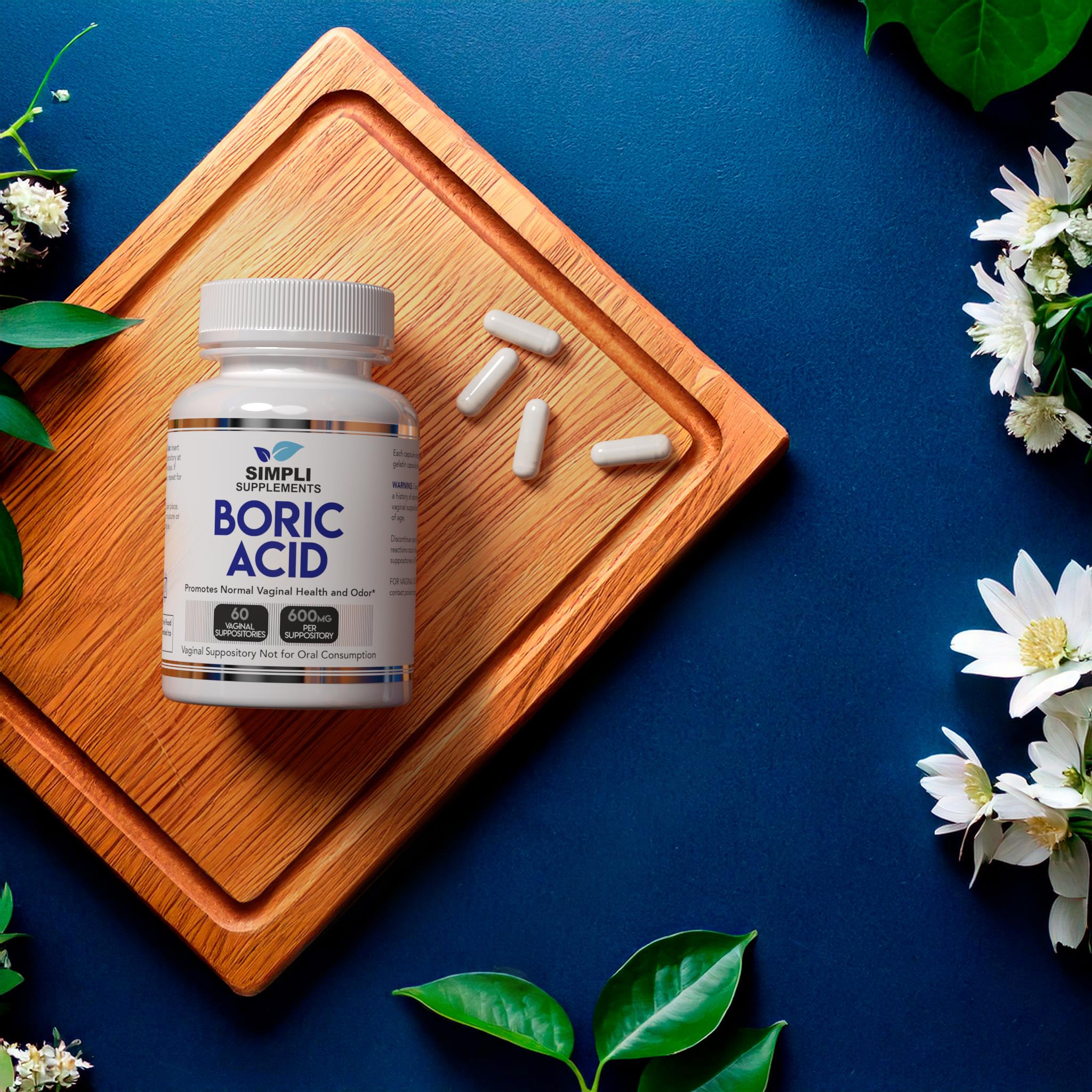 Simpli hygiene routine shot situates product within daily self-care rituals.