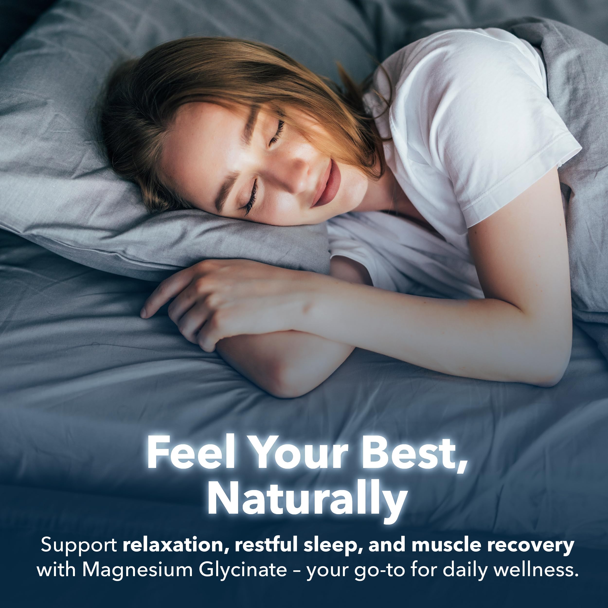 Simpli Magnesium Glycinate supports a calming evening routine.