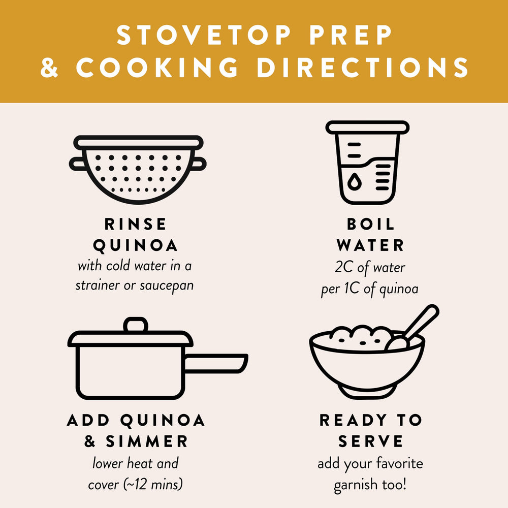 SIMPLi Tri-Color Quinoa pantry pack for quick meals
