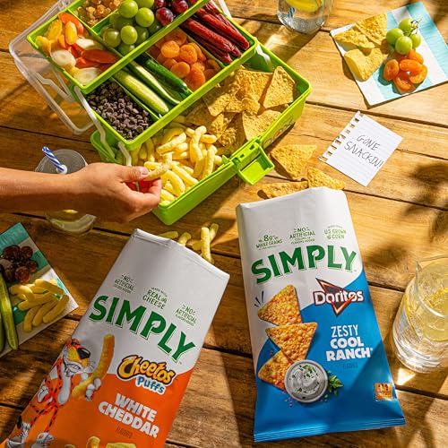 Serving suggestion using Simply Cheetos White Cheddar puffs